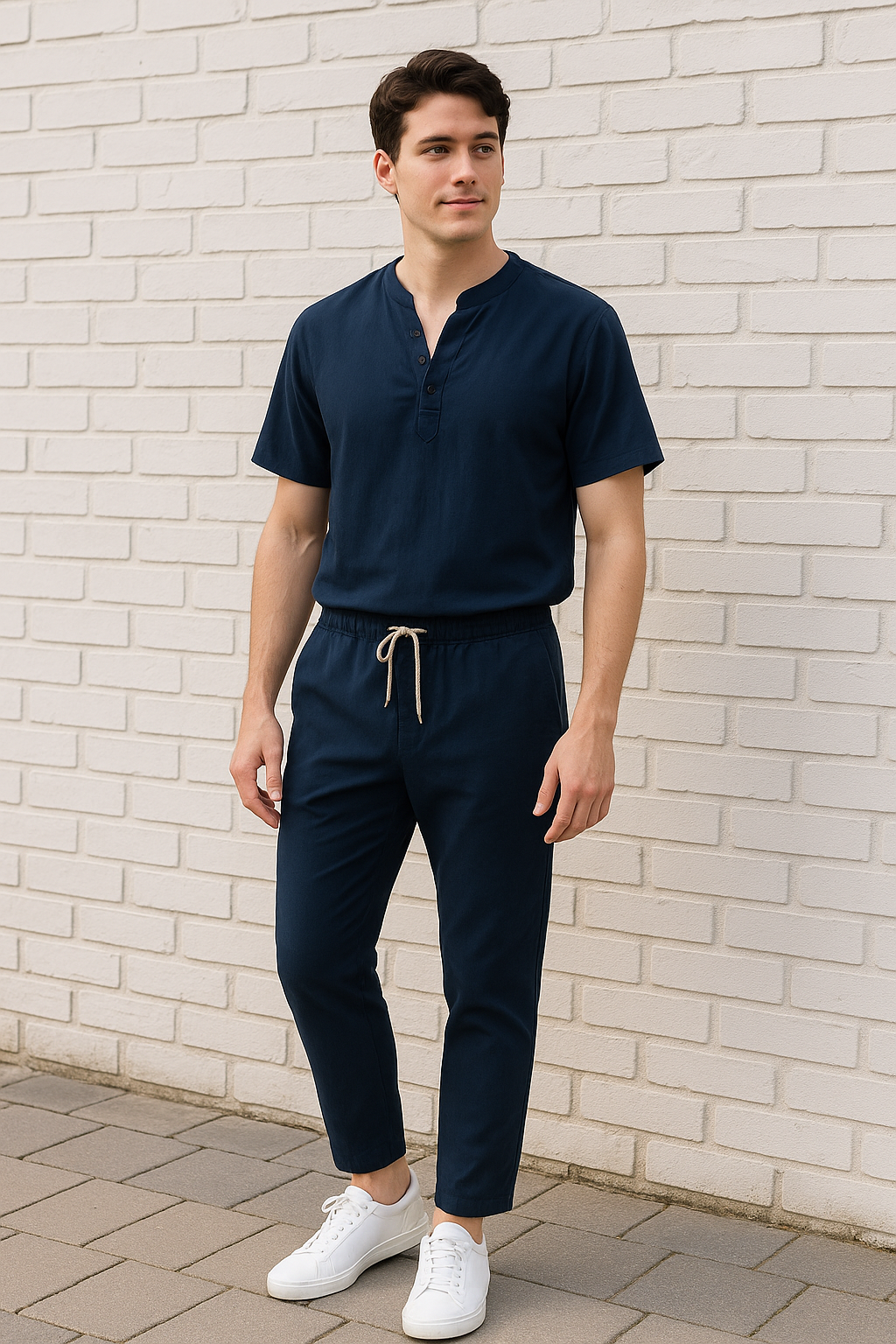 Kyn Loom Cotton-Linen Two-Piece Set