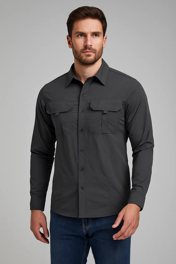 BreezeFlex Ice-Cotton Casual Shirt