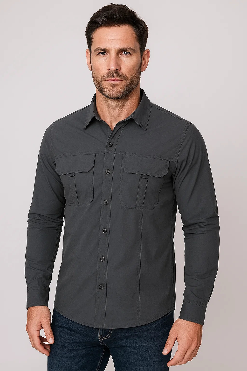 BreezeFlex Ice-Cotton Casual Shirt