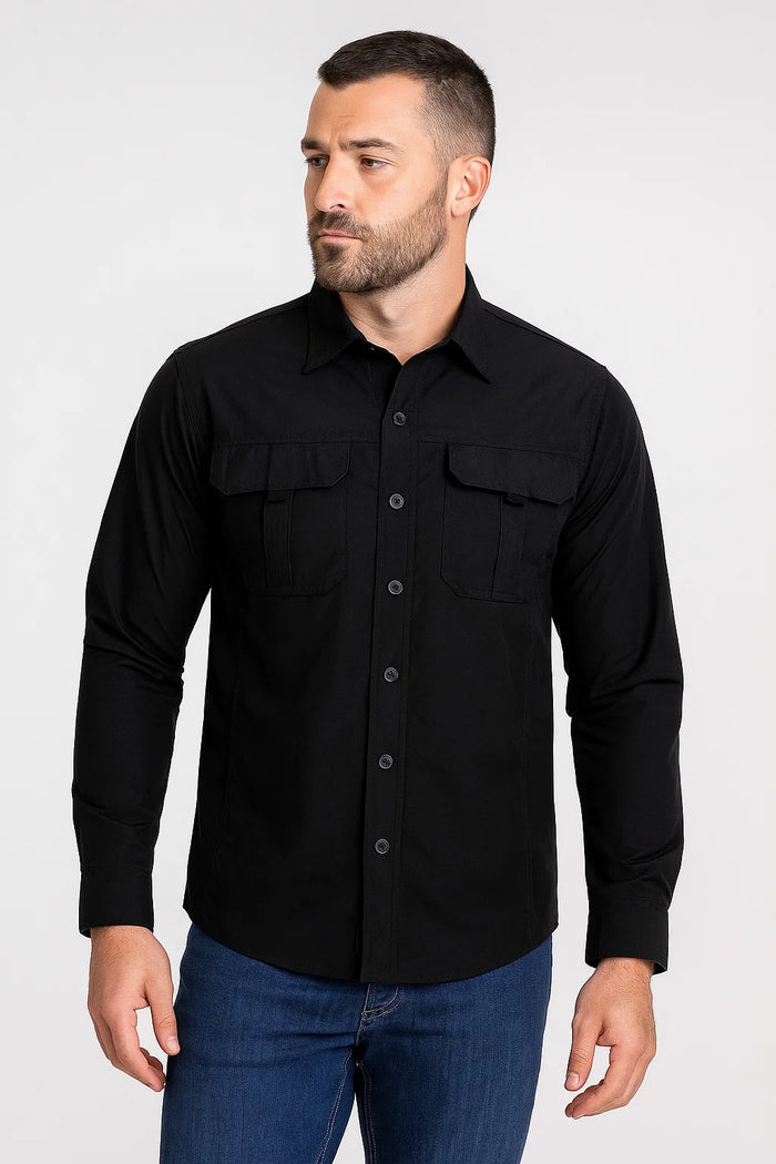 BreezeFlex Ice-Cotton Casual Shirt