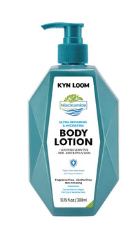 Kyn Loom body lotion bottle on a white background