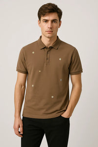 Kyn Loom Collar T Polo Shirt