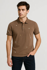 Kyn Loom Collar T Polo Shirt