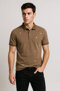 Kyn Loom Collar T Polo Shirt