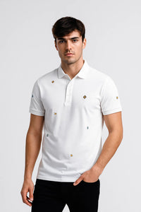 Kyn Loom Collar T Polo Shirt
