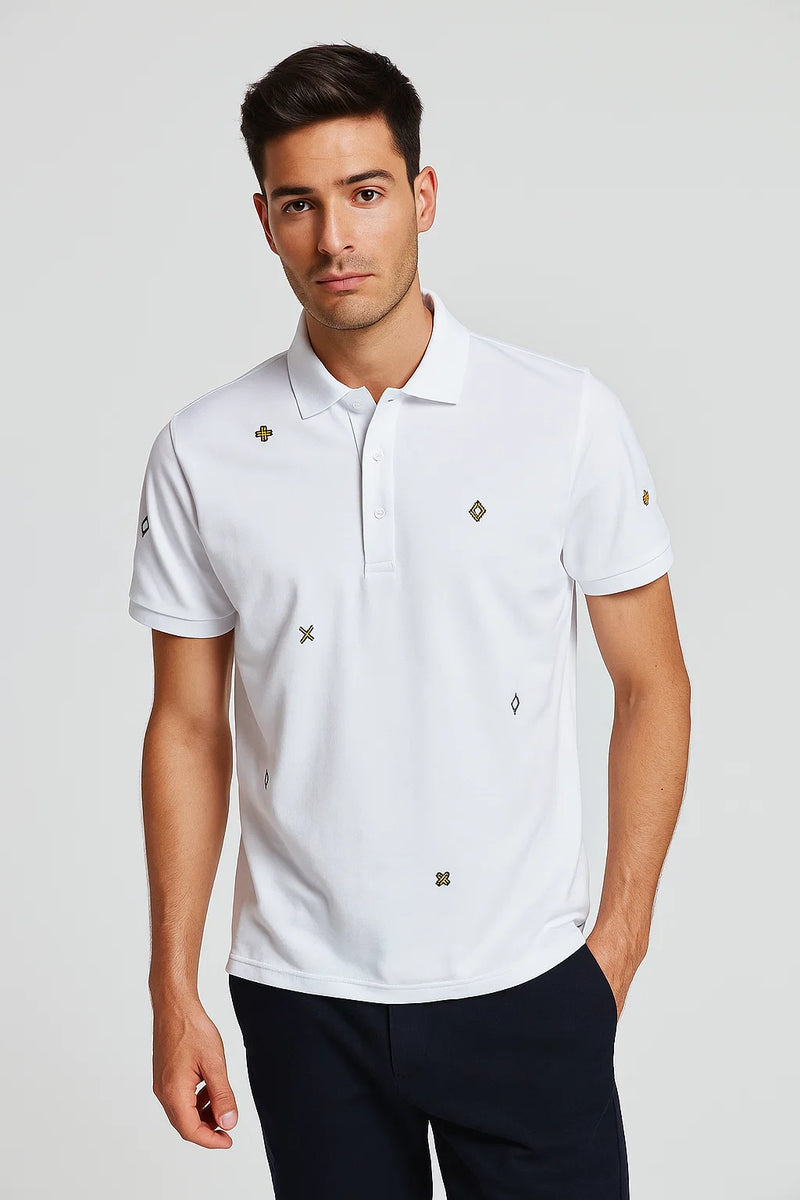Kyn Loom Collar T Polo Shirt