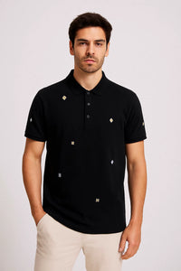 Kyn Loom Collar T Polo Shirt