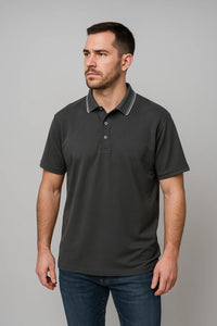 Kyn Loom Contrast Polo Shirt
