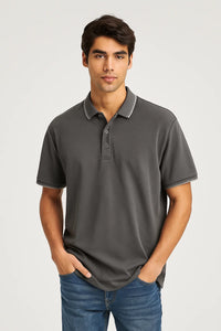 Kyn Loom Contrast Polo Shirt