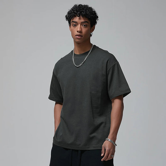 Kyn Loom O-Neck Cotton Tee