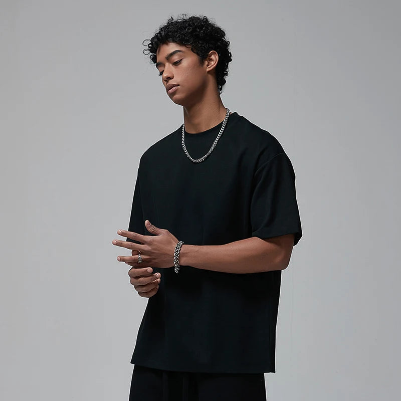 Kyn Loom O-Neck Cotton Tee