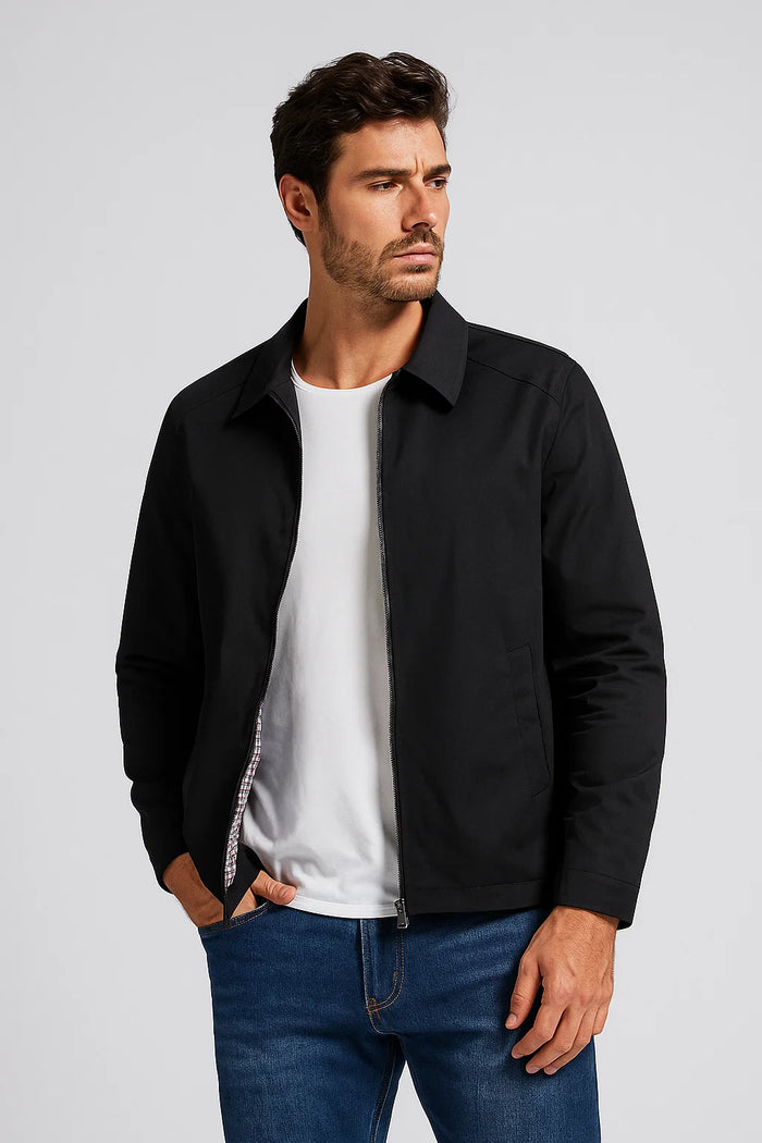Kyn Loom Spring Lapel Windbreaker Jacket