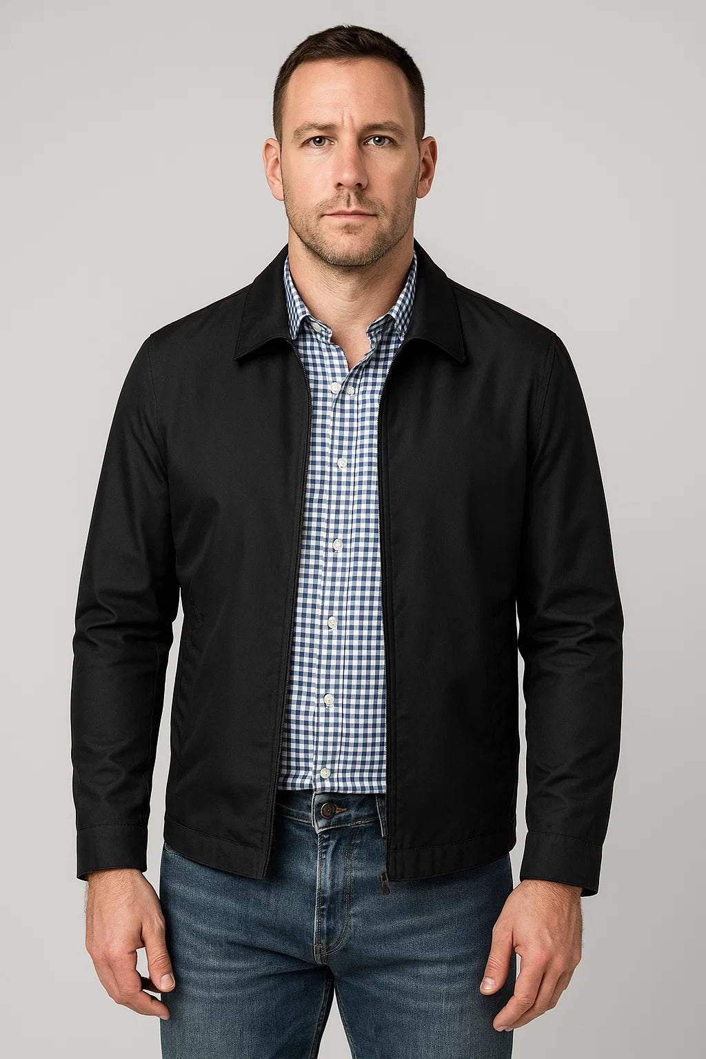 Kyn Loom Spring Lapel Windbreaker Jacket