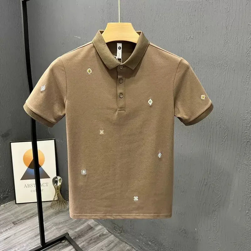 Kyn Loom Collar T Polo Shirt