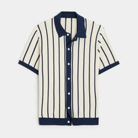 Kyn Loom Patchwork Polo Shirt