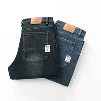 Kyn Loom Mid-Waist Stretch Straight Jeans