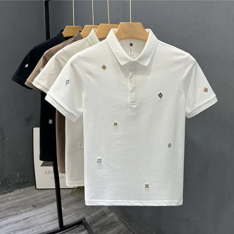 Kyn Loom Collar T Polo Shirt