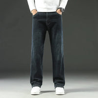 Kyn Loom Mid-Waist Stretch Straight Jeans