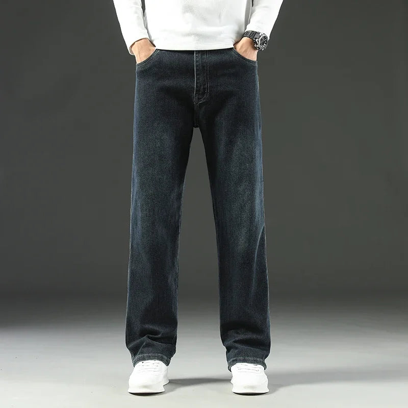 Kyn Loom Mid-Waist Stretch Straight Jeans