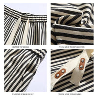 Kyn Loom Men’s Striped High-Waist Shorts