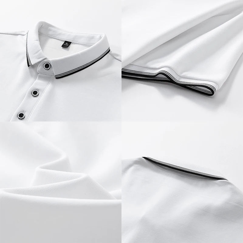 Kyn Loom Contrast Polo Shirt