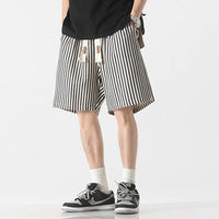 Kyn Loom Men’s Striped High-Waist Shorts
