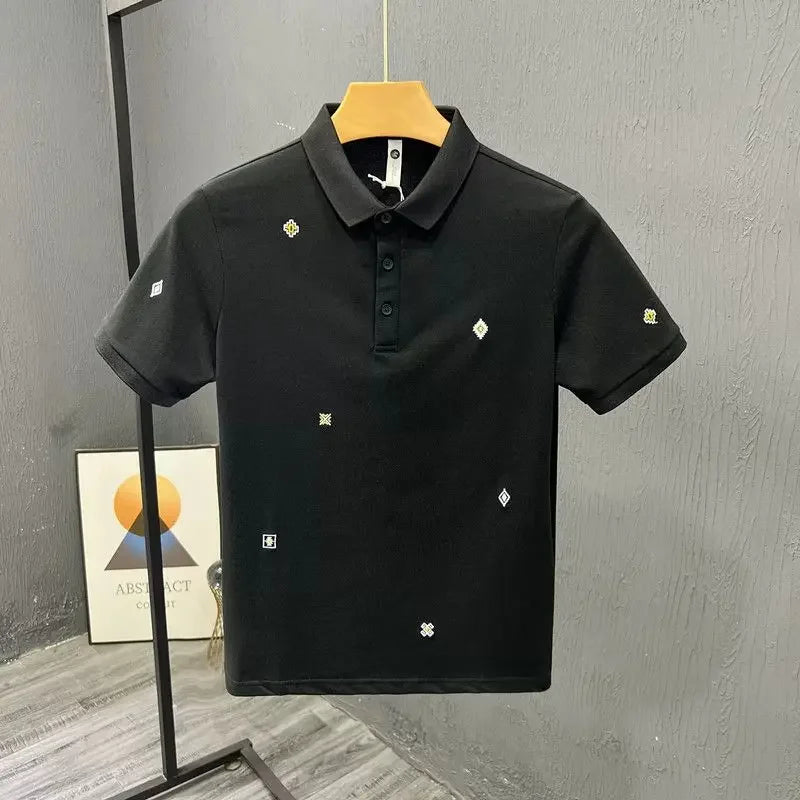Kyn Loom Collar T Polo Shirt