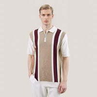 Kyn Loom Striped Polo Shirt