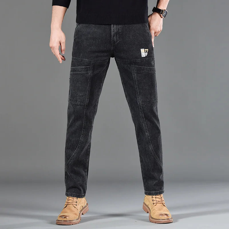 Kyn Loom Sand-Washed Stripe Jeans