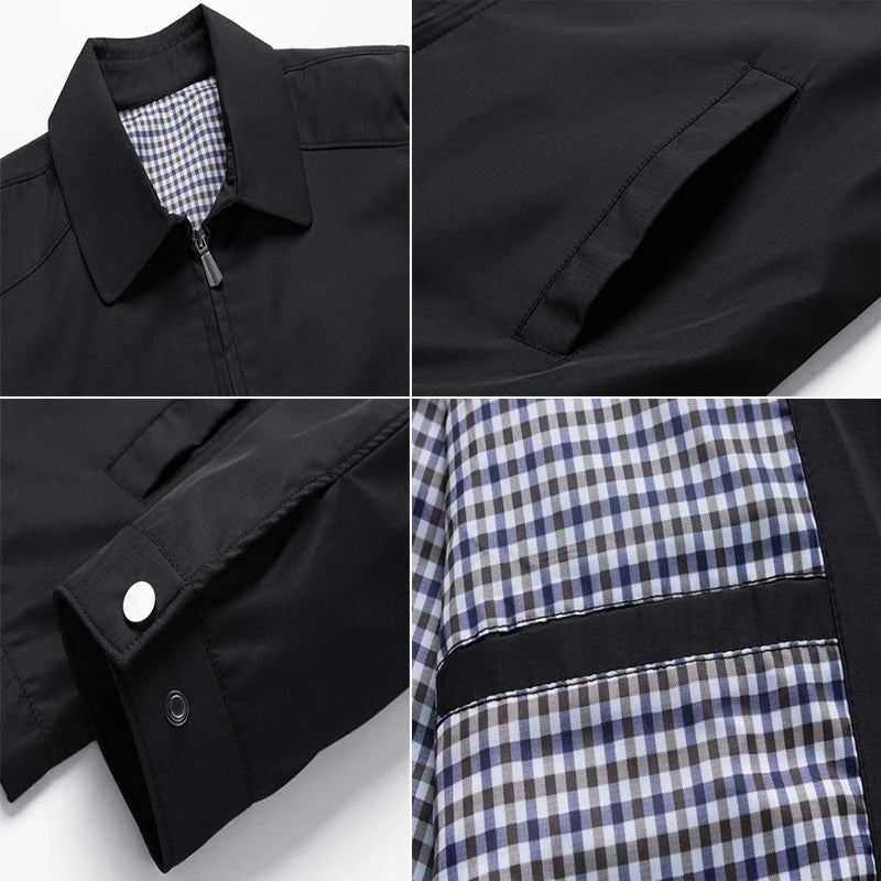 Kyn Loom Spring Lapel Windbreaker Jacket