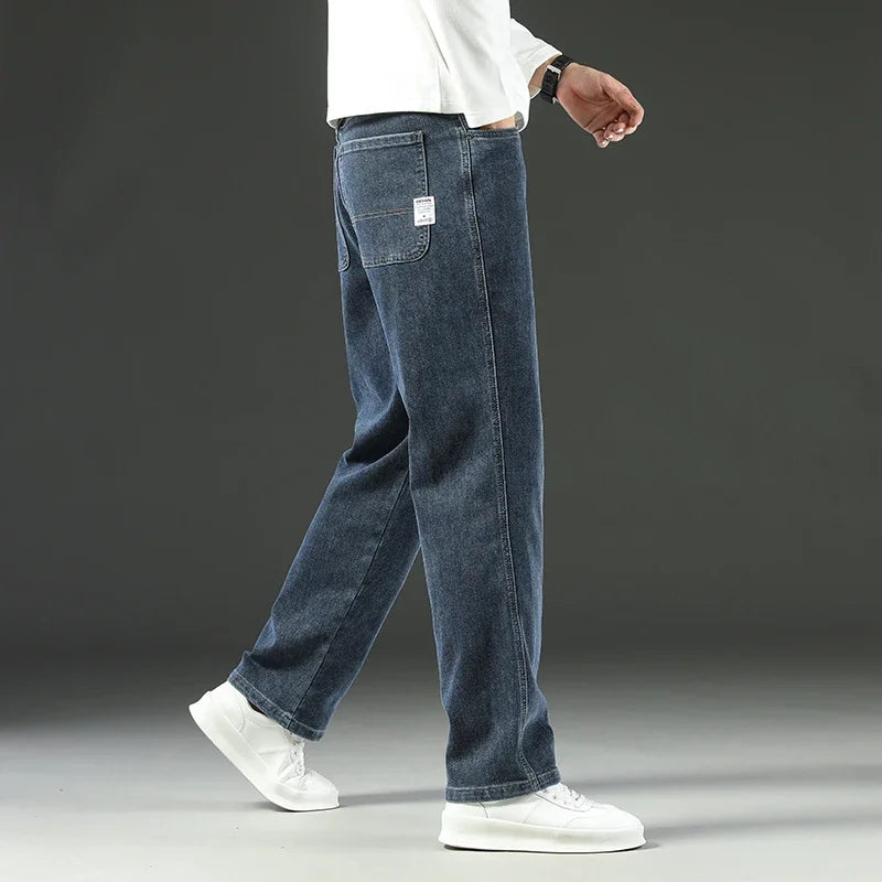 Kyn Loom Mid-Waist Stretch Straight Jeans