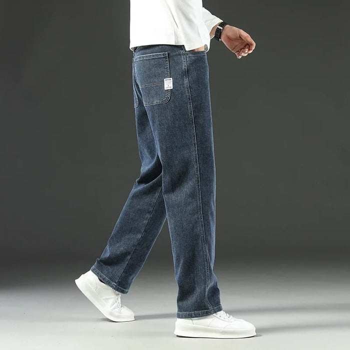 Kyn Loom Mid-Waist Stretch Straight Jeans