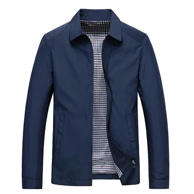 Kyn Loom Spring Lapel Windbreaker Jacket