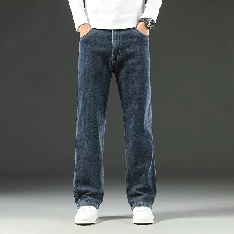 Kyn Loom Mid-Waist Stretch Straight Jeans