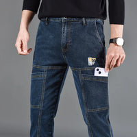 Kyn Loom Sand-Washed Stripe Jeans