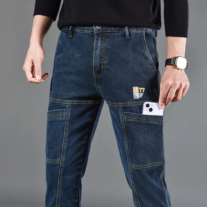 Kyn Loom Sand-Washed Stripe Jeans