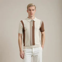 Kyn Loom Striped Polo Shirt