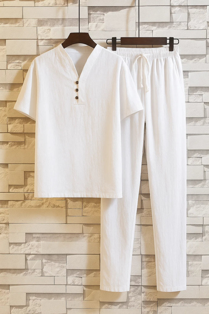 Kyn Loom Cotton-Linen Two-Piece Set