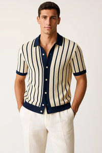 Kyn Loom Patchwork Polo Shirt