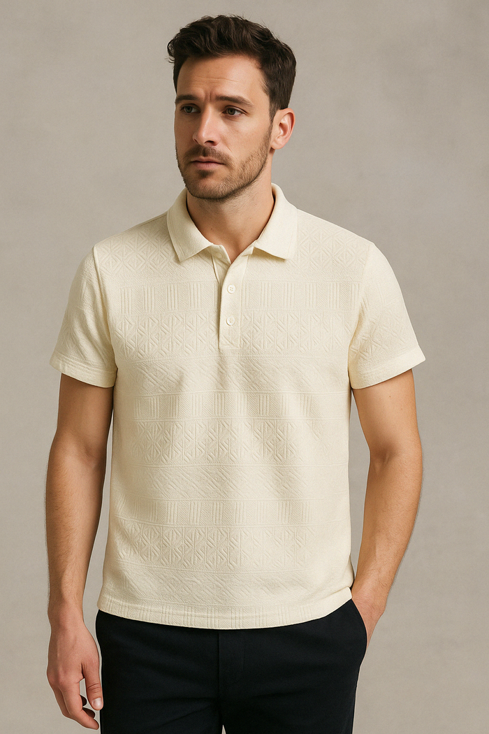 Kyn Loom GeoPolo Tee - Kyn Loom