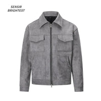 Kyn Loom OverDrip Suede Jacket - Kyn Loom