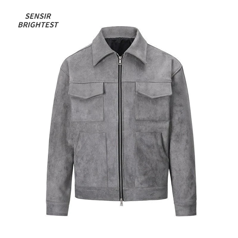 Kyn Loom OverDrip Suede Jacket - Kyn Loom