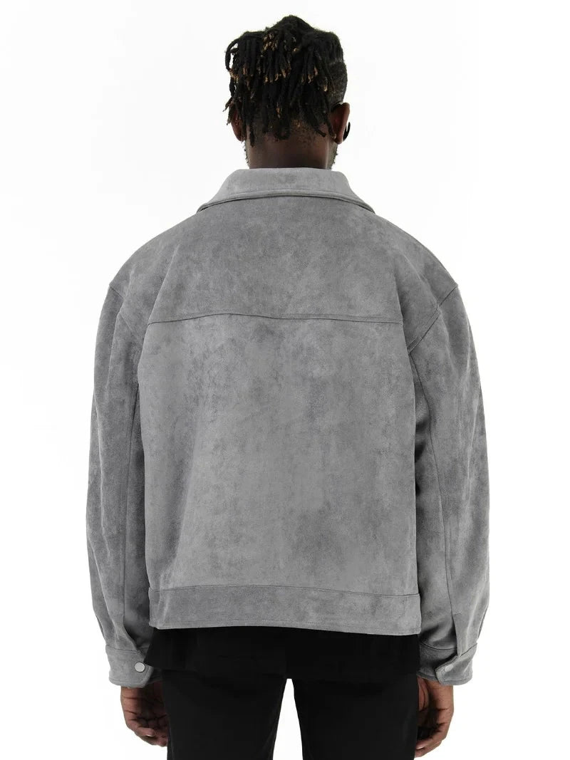 Kyn Loom OverDrip Suede Jacket - Kyn Loom