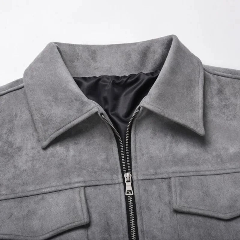 Kyn Loom OverDrip Suede Jacket - Kyn Loom
