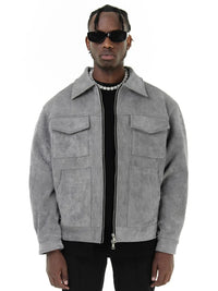 Kyn Loom OverDrip Suede Jacket - Kyn Loom