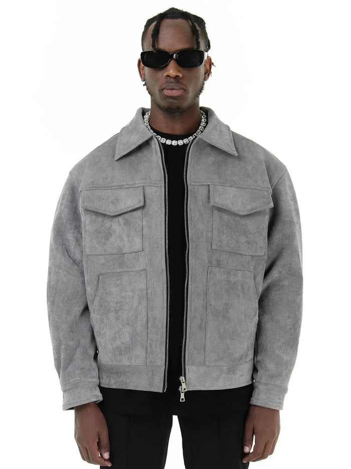 Kyn Loom OverDrip Suede Jacket - Kyn Loom