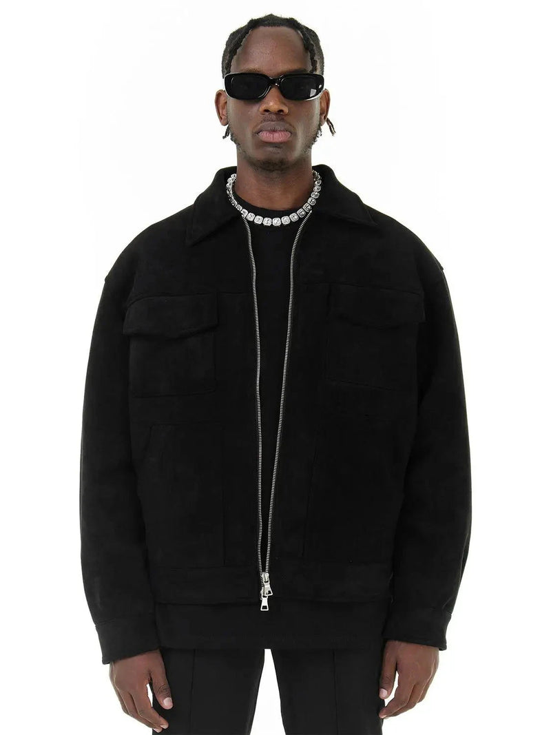 Kyn Loom OverDrip Suede Jacket - Kyn Loom