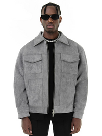 Kyn Loom OverDrip Suede Jacket - Kyn Loom