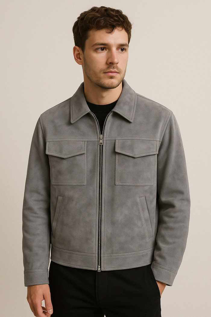 Kyn Loom OverDrip Suede Jacket - Kyn Loom